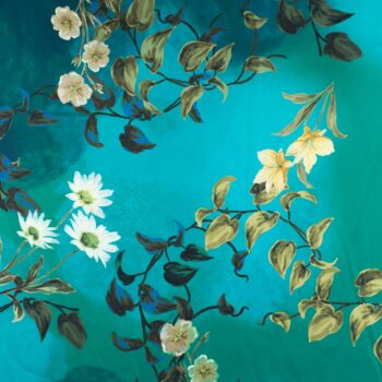 Cetim c/ Lycra Flores Lensk 3