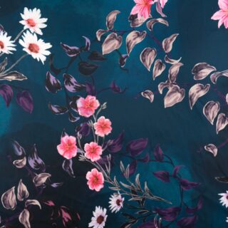 Cetim c/ Lycra Flores Lensk 4