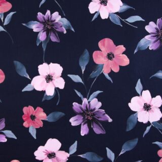 Algodão Viscose Flores 1